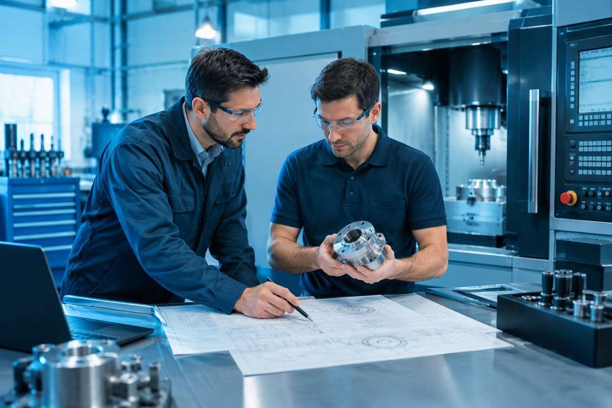 Acompañamiento técnico en taller industrial